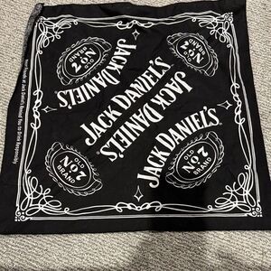 Jack Daniels Black and White Bandana